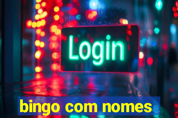 bingo com nomes